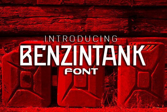 Benzintank: A Display Font with Editorial Edge