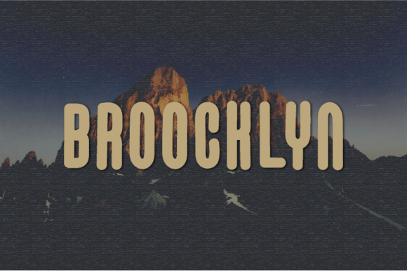 Broocklyn: A Whimsical Display Font That Delivers Personality