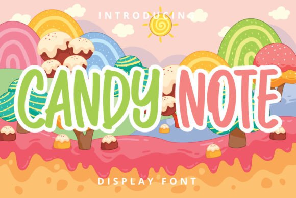 Candy Note: A Playful Display Font for Scroll-Stopping Brand Content