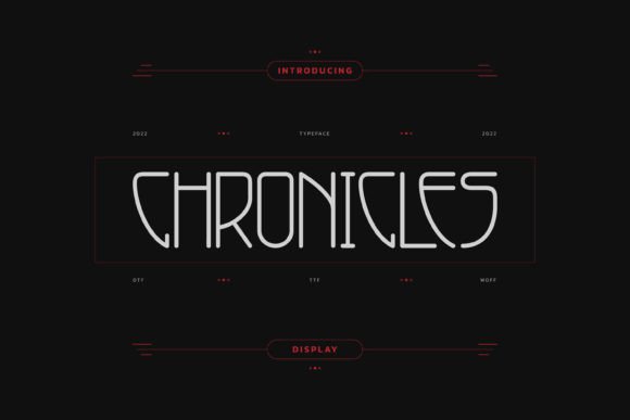 Chronicles: A Modern Display Font That Elevates Digital Branding