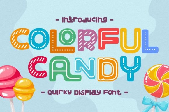 Colorful Candy: A Playful Display Font That Actually Works