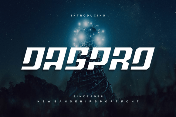 Dagpro: A Display Font That Makes Your Headlines Pop