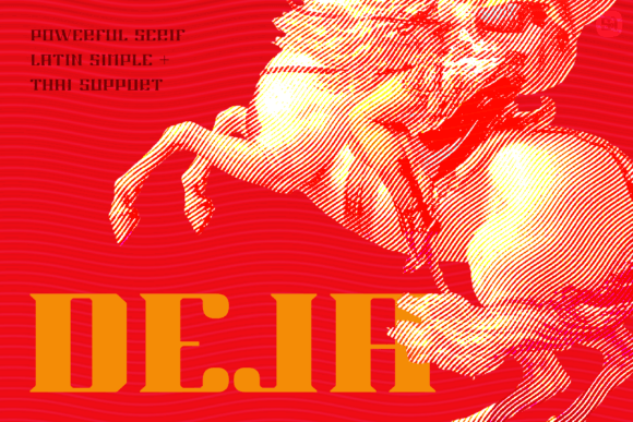 Deja: A Bold Display Font That Anchors Real Brand Identity
