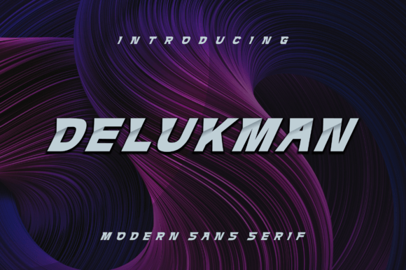 Delukman: A Modern Display Font for Editorial Clarity