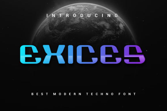 Exices: A Bold, Authentic Display Font for Real Branding Work