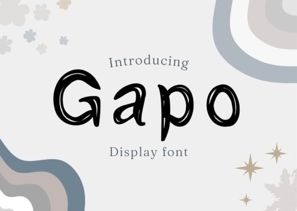 Gapo: A Display Font That Feels Like a Thoughtful Design Choice
