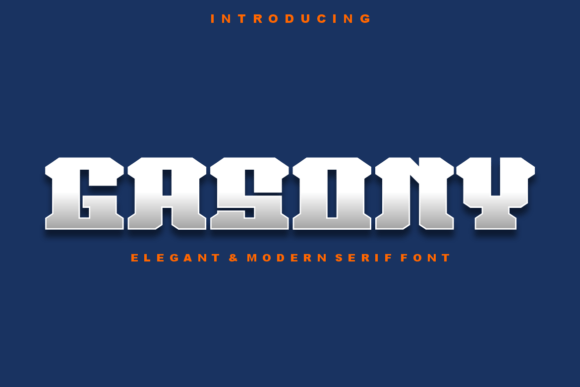 Gasony: A Bold, Futuristic Display Font Worth Testing
