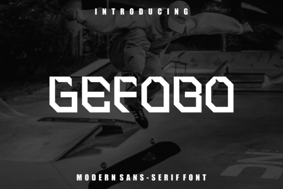 Gefobo: A Classy Display Font for Handmade Creators