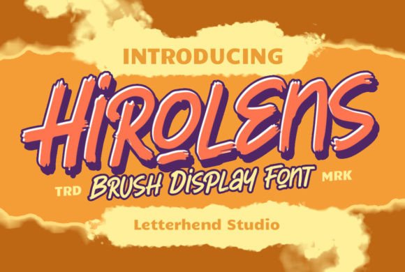 Hirolens: A Playful Display Font That Feels Like Hand-Drawn Magic