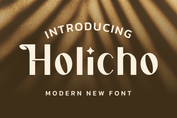 Holicho: A Display Font That Earns Its Space