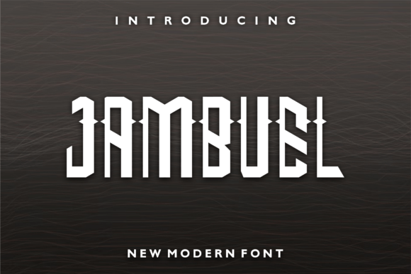 Jambuel: A Classy Display Font for Modern Brand Identity