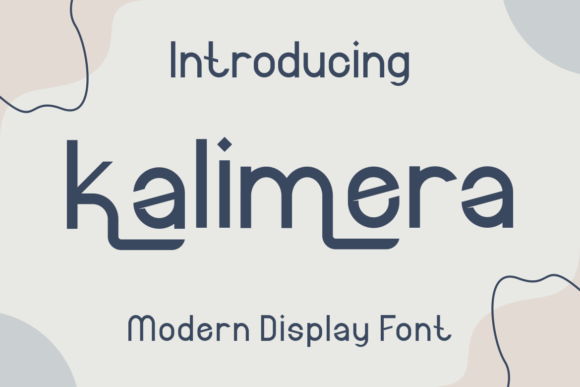Kalimera: A Display Font That Feels Like Morning Light