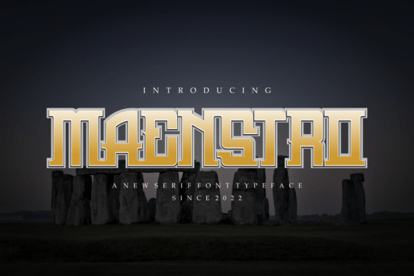 Maenstro: A Modern Display Font That Elevates Real Branding Work
