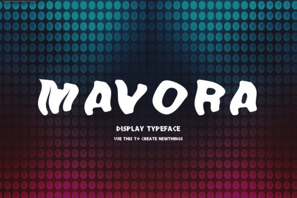 Mavora: A Display Font That Cuts Through the Feed