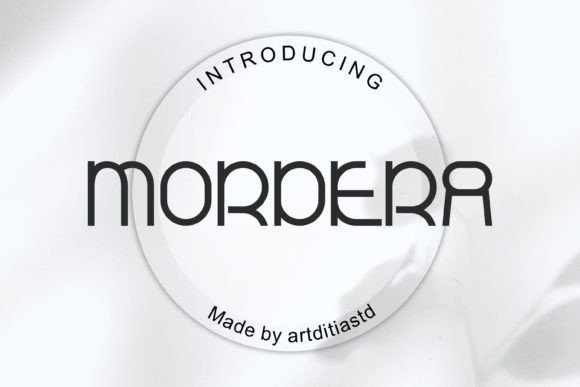 Mordera: A Friendly, Modern Display Font for Digital Design