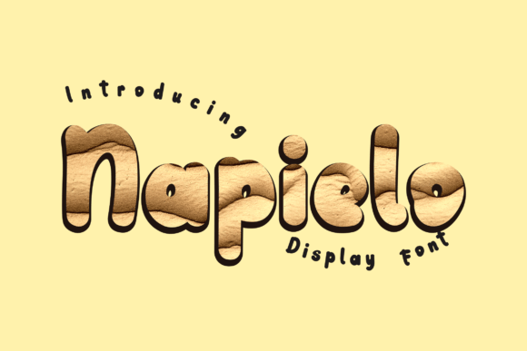 Napielo: A Whimsical Display Font for Memorable Branding