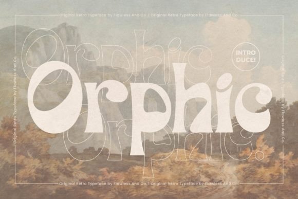 Orphic: A Bold, Boho Display Font That Elevates Your Brand