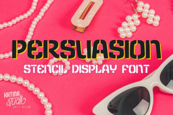 Persuasion: A Bold Display Font for Campaign Headlines