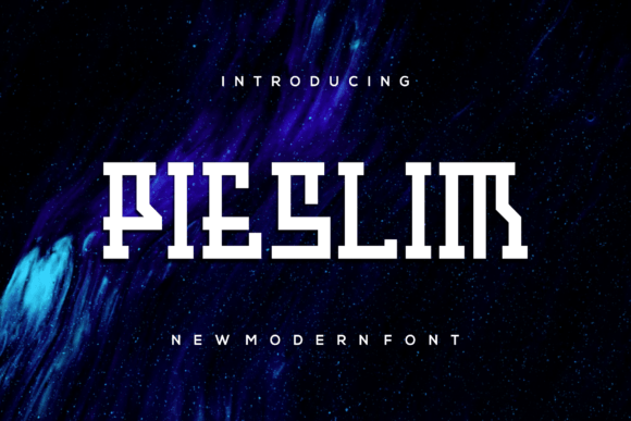 Pieslim: A Modern Display Font That Just Works