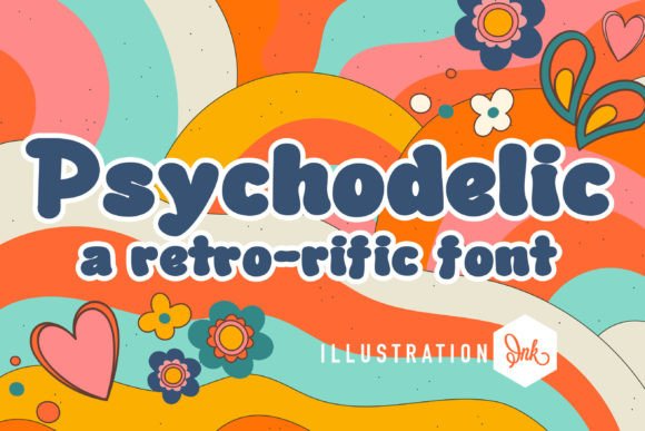 Psychodelic: A Display Font That Brings Joy to Editorial Layouts