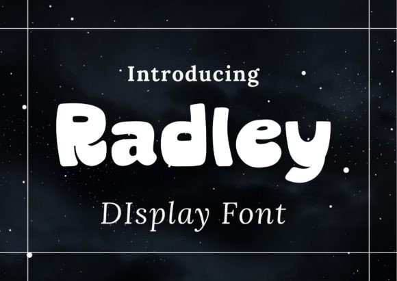 Radley: A Playful Display Font for Handmade Labels & Printables