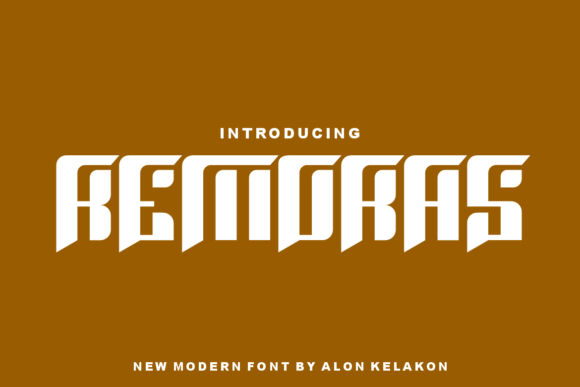 Remoras Display Font for Handmade Creators