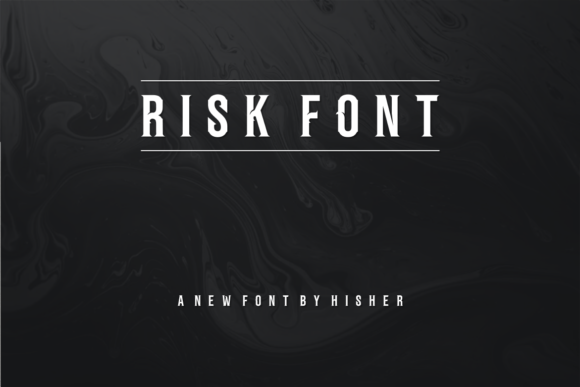 Risk: A Display Font That Anchors Editorial Mood