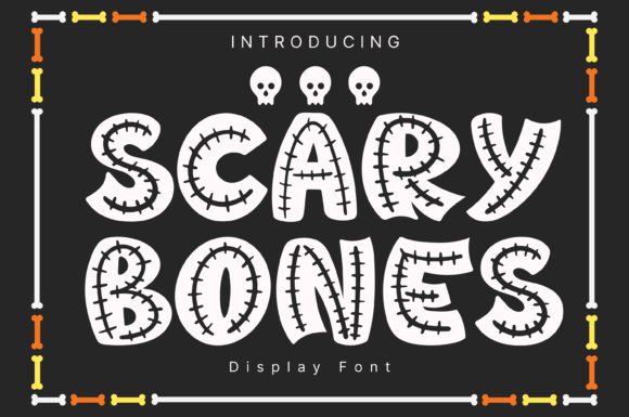 Scary Bones: A Spooky Display Font for Bold Digital Identity