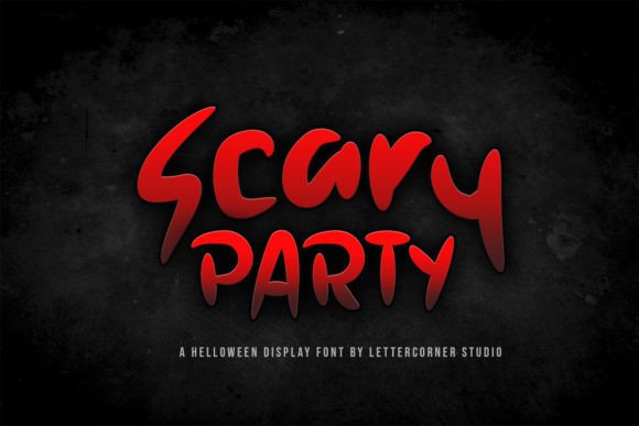 Scary Party: A Display Font That Grabs Attention—Fast