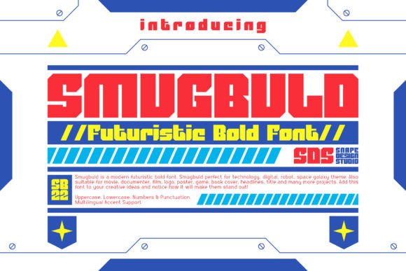 Smugbuld: A Futuristic Display Font with Editorial Clarity