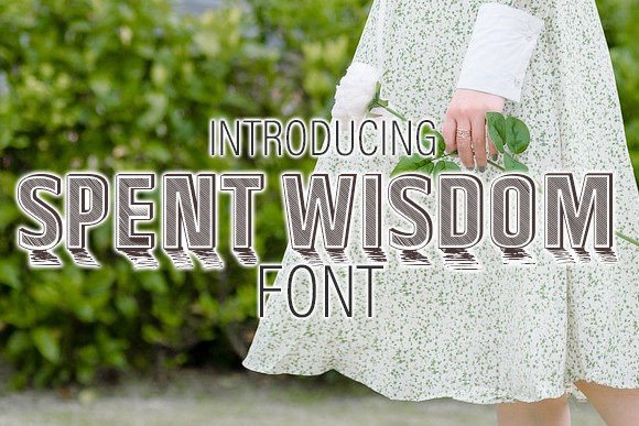 Spent Wisdom: A Thoughtful Display Typeface for Editorial Calm