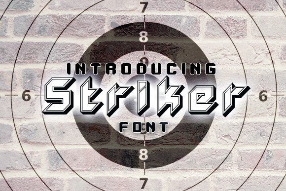 Striker: A Futuristic Display Font That Makes Your Brand Stand Out