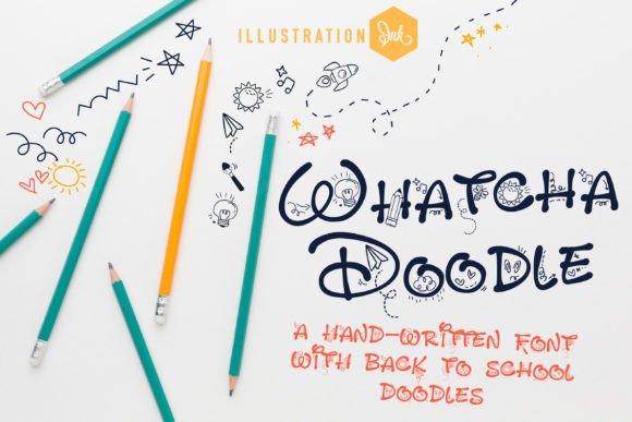 Whatcha Doodle: A Handwritten Display Font That Stops the Scroll