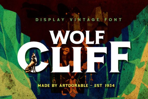 Wolfcliff: A Bold Vintage Display Font for Digital Branding